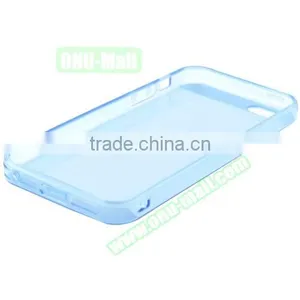 Pure Color Translucent TPU Case for IPhone 5 / 5s, Anti-skidding Back Cover for IPhone SE thumbnail-3