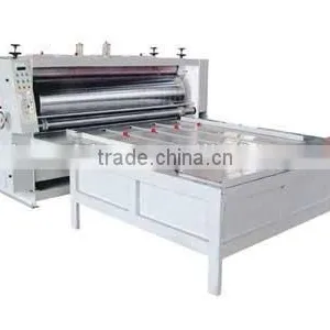 [RD-SB910-2000-4] Semi-automatic Chain Feeding Cardboard Single Face Paper Corrugating Machine With 4 Color Printing Slotting thumbnail-1