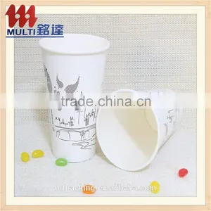 Paper Cup Ecofriendly Hot Coffee Cup Wholesale Customer Logo Printed Disposable Cup With Lid thumbnail-5