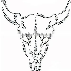 New Wing Rhinestone Transfer Design ,rhinestone Hot Fix Motifs thumbnail-3