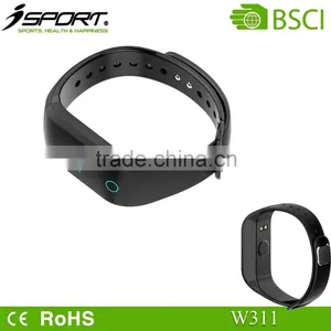 Bluetooth Vibrating Bracelet With Optional Heart Rate Monitor Fitness Band W311 thumbnail-1