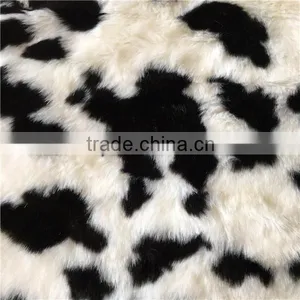New Arrival White and Black High Quality Faux Fur Fabric thumbnail-1