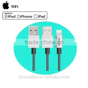 MFi Certified Nylon Braided Aluminum Usb Charger Cable thumbnail-5
