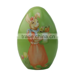 2016 Cute Egg Shape Metal Candy Tin Box Easter Gift Tin Can thumbnail-5
