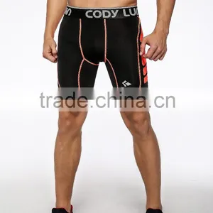Guangzhou Wholesale or Custom Men Spandex Black White Compression Wolf Boxer Shorts Running Shorts thumbnail-2