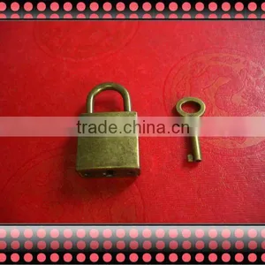 Best Seller Cheap Price Bronze Padlock for Dairy Book /HS0745 thumbnail-1