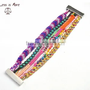New Purple Handmade Magnetic Bracelet of Bohemia Sandbeach Style thumbnail-2