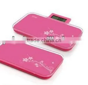 Portable Retractable Touch Digital Tempered Glass Body Scale With LCD Display, Mini Body Scale thumbnail-1