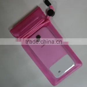 2014 Summer 100% Waterproof PVC Pouch Cases With Neck-strap for 5.5 Inches Big Smartphone Samsung Note 2 Note3 S3 S4 thumbnail-4