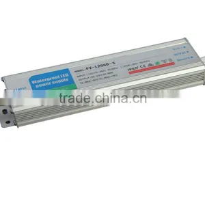 3 Years Warranty 12v 60w Ultra Thin Waterproof Electronic LED Power Supply for LED Strip thumbnail-1