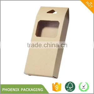 Customized Brown Kraft Paper Box With Window thumbnail-1