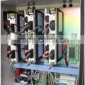 Double Z Double Head Wood Metal Stone CNC Router With Panasonic Servo Motor thumbnail-4