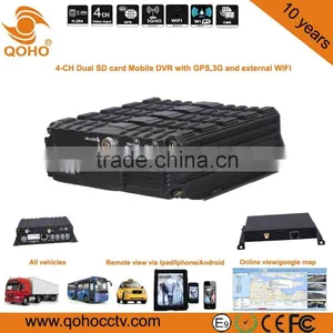 Vehicle H.264 GPS 3G Mobile DVR TWO SD Card Tracking,3g sd Card Mobile Mini Dvr thumbnail-5