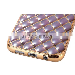 C&T Luxury Plating Pattern Diamond Lattice Transparent Soft Tpu Case for Samsung Galaxy S7 5.1" thumbnail-6