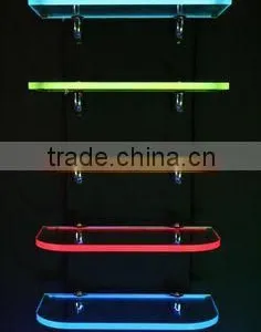 Edge Lit Acrylic Light Tape Shelves thumbnail-1