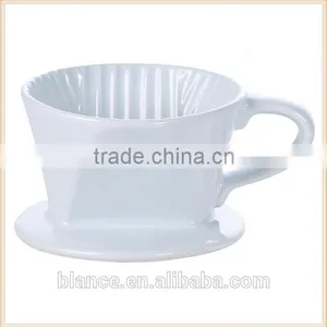V Shape Ceramic Material Coffee Dripper With Customized Logo thumbnail-1