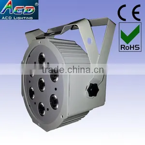 NEW 7*10w 4in1 RGBW/A Quad Color Led Par Light,multi Color Led Par Can,par 56 Led Stage Light thumbnail-1