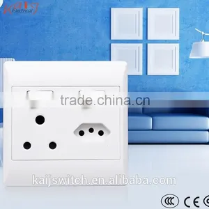 China Supplier South Africa Wall Light Switch and Socket thumbnail-1