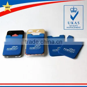 Elastic Fabric Cellphone Credit Card Holder thumbnail-3