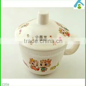 Plastic Cup With Handle and Lid , Kids Drinkware thumbnail-1