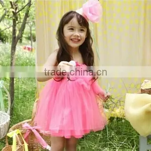 Candy Color Baby Girl Summer Dress Knee Length Baby Girl Summer Dress thumbnail-2