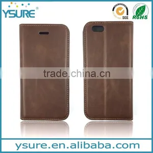 Retro Crazy Horse Pattern PU Leather Folio Case For IPhone 6 4.7 thumbnail-1
