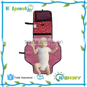 Great Quality Red Star Type Portable Diaper Changing Mat thumbnail-1