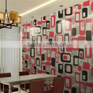 High Quality Living Room Wallpaper With PVC Material thumbnail-6