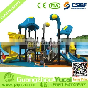Kids Playground Slides Outdoor Amusement Park Equipment for Children thumbnail-1