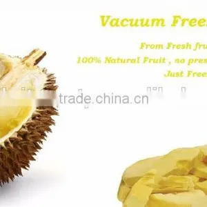 Freeze Dried Fruit Durian Monthong Slices From Thailand thumbnail-1