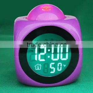 2016 Hot Sale Time and Logo Sky Projection LCD Digital Clock thumbnail-3