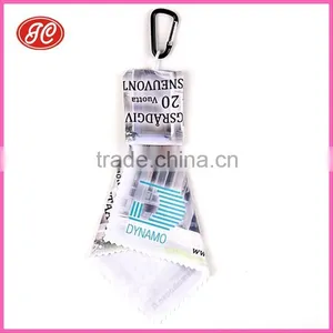 Personalized Digital Print Microfiber Lens/Mobile Cleaning Cloth Key Chain thumbnail-6