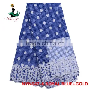 2016 Haniye African Tulle Tulle Fabric/French Lace Fabric Tulle High Quality 2016/NYN47 thumbnail-4