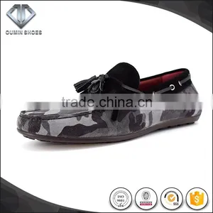 In Style 2016 Italy Show Camo Suede Driving Shoes thumbnail-1