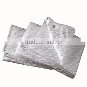 150 Gram Grid Type Transparent and White Color Plastic Tarpaulin thumbnail-3