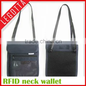 Fashionable New Design Holder Hidden RFID Neck Wallet for Travel 2016 thumbnail-1