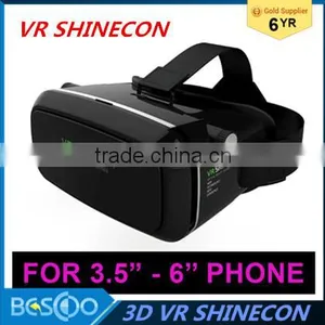 2016 Hot Sell VR Shinecon 3D VR Glasses Virtual Reality Glasses Google Cardboard Video Headset Helmet thumbnail-1