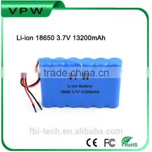 Rechargeable 13200mAh 18650 3.7V Li-ion Battery Pack thumbnail-1