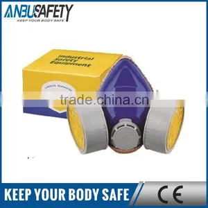 Double Carbon Filters Chemical Respirator Mask thumbnail-1