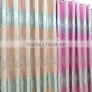 Flocking Upholstery Fabric for Curtain/Tricot Flocking Fabric thumbnail-1