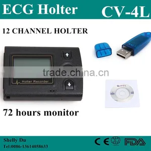 2015 CE&ISO Approved 72 Hours Medical Device 3/12 Channel Holter System ECG Holter-ECGLAB-Shelly thumbnail-1