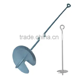 Hot Dipped Galvainzed Steel Plate Ground Anchor thumbnail-1