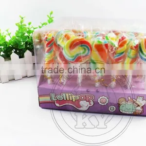 Hot Selling Hand Made Twist Rainbow Swirl Lollipop thumbnail-2