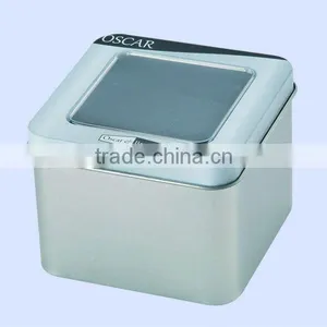 Square Shape for Watch Package With Window Tin Box thumbnail-1