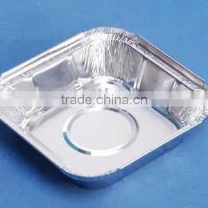 Small Square Aluminium Foil Dishes thumbnail-1
