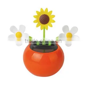 Custom Printing Flip Flap Plastic Dancing Solar Flower Pot thumbnail-1