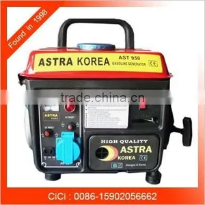 AST950 Manual Gasoline Generator , 950w Mini Portable Home Use Generator , ASTRA KOREA 950 2hp Gasoline Generator thumbnail-1