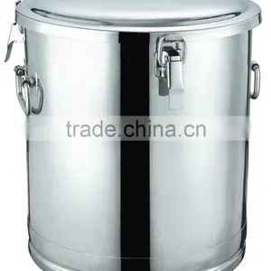 200L SS304 SS316L Stainless Steel Drum / Oil Barrel / Food Bucket / Water Bucket thumbnail-1