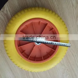 Hot Sale Safe Swivel PU Wheel 3.00-8 For Tool Cart thumbnail-3