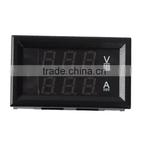 DC 4.5-30V 100A Red Blue Led Dual Panel Digital Voltmeter and Ammeter With Shut thumbnail-3